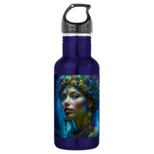Botella De Agua Arte de fantasía etérea Princesa Guerrera Hermosa