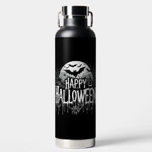 Botella De Agua Arte de Halloween feliz