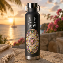 Botella De Agua Arte de la Diosa Espiritual del Océano Nautilus