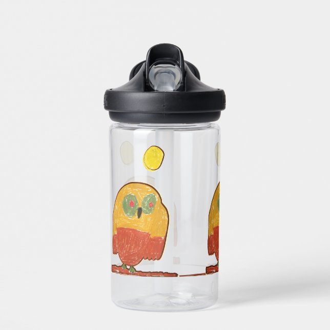 Botella De Agua "Arte de los niños" de ave lechera (Delante)