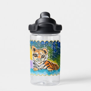 Botella De Agua "Arte de los niños" de Baby Tiger
