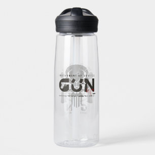 Botella De Agua Arte de Monograma de Arma   25oz
