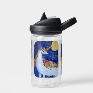 Botella De Agua "Arte de niños" de Unicornio