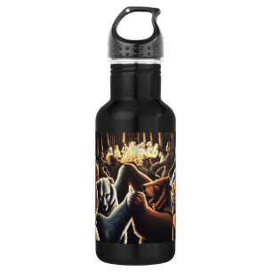 Botella De Agua Arte de oso de baile