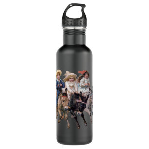 Botella De Agua Arte de poni de caballo antiguo