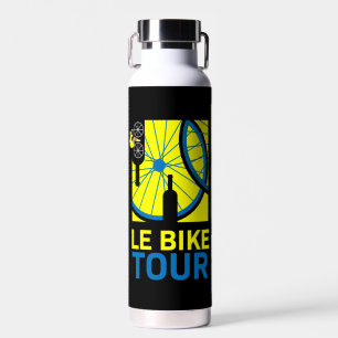 Botella De Agua Arte de Tour de Bicicleta