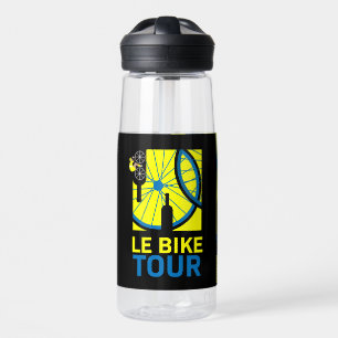Botella De Agua Arte de Tour de Bicicleta