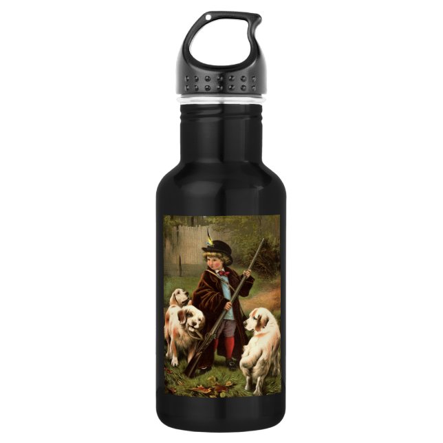 Botella De Agua Arte de vintage (Anverso)