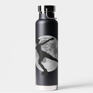 Botella De Agua Arte femenino de patinaje sobre hielo