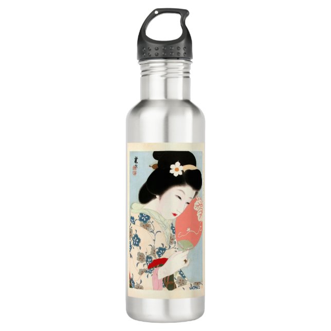 Botella De Agua Arte Geisha Classic japonés (Anverso)