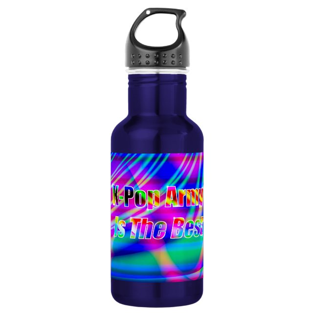 Botella De Agua Arte K-Pop (Anverso)