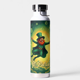 Botella De Agua Arte mágico del duende del día de San Patricio