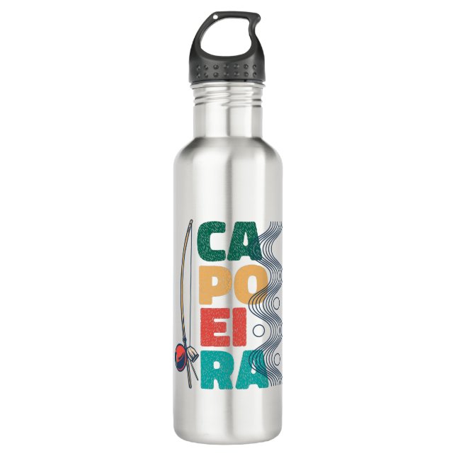 Botella De Agua Arte marcial brasileño de Capoeira (Anverso)