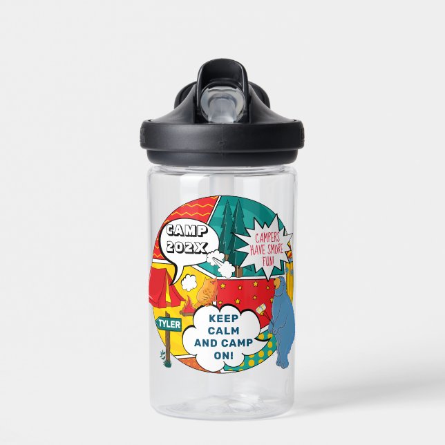 Botella De Agua Arte Pop de Camp (Delante)