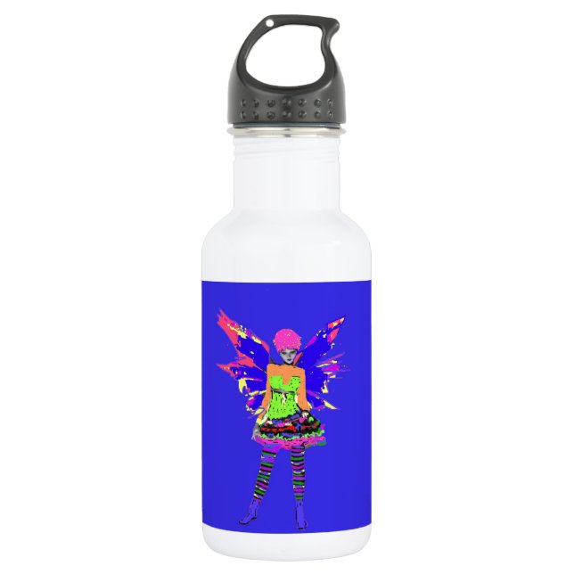 Botella De Agua Arte pop de Punk de hadas (Anverso)