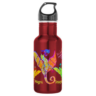 Botella De Agua Arte por Micheal Dragons Water Bottle