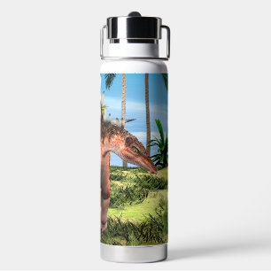 Botella De Agua Arte prehistórico de Kentrosaurus Dinosaurio Selva