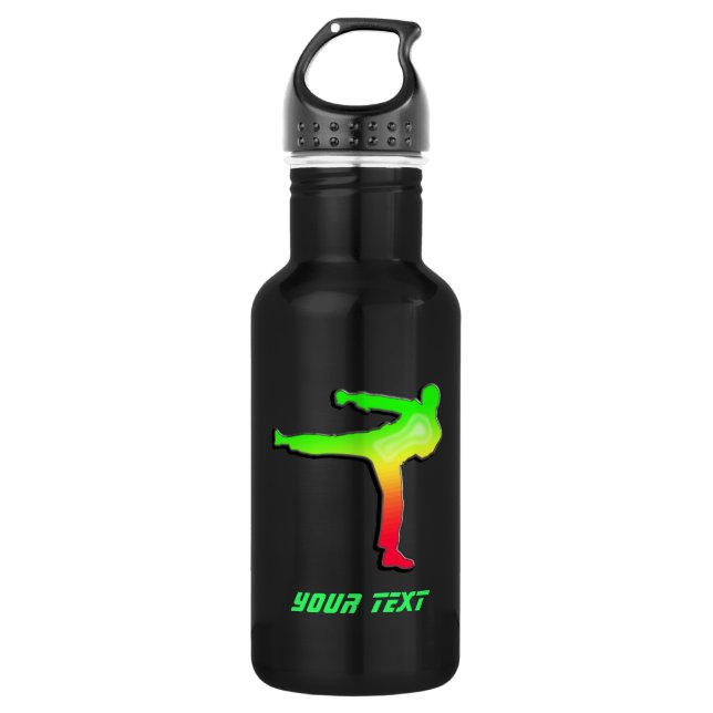 Botella De Agua Artes marciales lisos (Anverso)