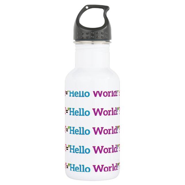 Botella De Agua Artículos para bebés nerds (Anverso)