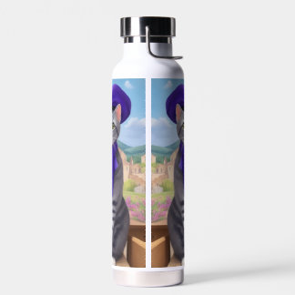 Botella De Agua Artista francés Kitty visita la granja Lavender