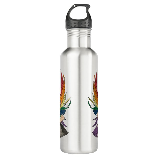 Botella De Agua Asexual Faerie (Anverso)