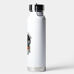 Botella De Agua Asistente Médico Bruja de Halloween Grabado Antigu