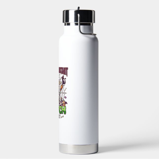 Botella De Agua Asistente Médico Bruja Esqueleto Jeringa Caldero  (Izquierda)