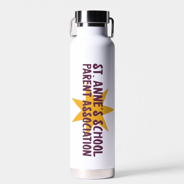 Botella De Agua Asociación de Padres (Delantero)