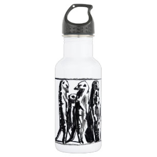 Botella De Agua Asoleando Meerkats -