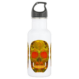 Botella De Agua Aspen Leaf Skull 12