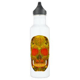 Botella De Agua Aspen Leaf Skull 12