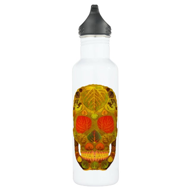 Botella De Agua Aspen Leaf Skull 12 (Derecha)