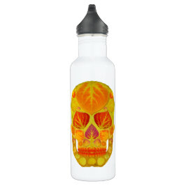 Botella De Agua Aspen Leaf Skull 13