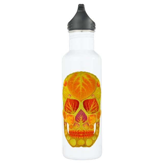 Botella De Agua Aspen Leaf Skull 13 (Derecha)