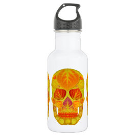 Botella De Agua Aspen Leaf Skull 13