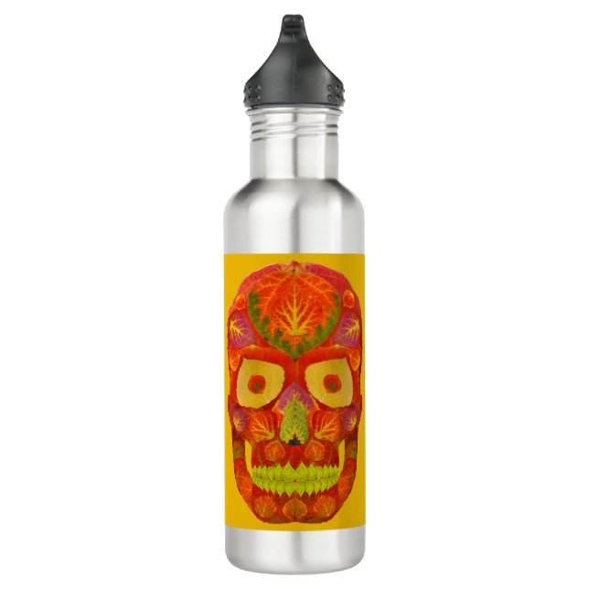 Botella De Agua Aspen Leaf Skull 16 (Derecha)