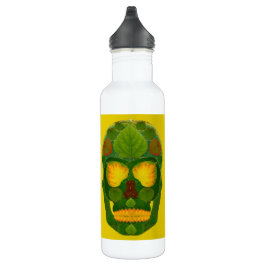 Botella De Agua Aspen Leaf Skull 9