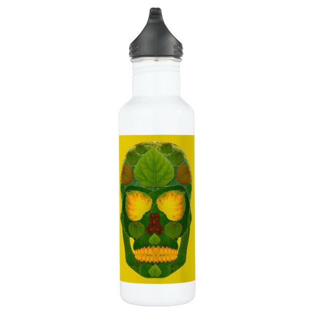 Botella De Agua Aspen Leaf Skull 9 (Derecha)