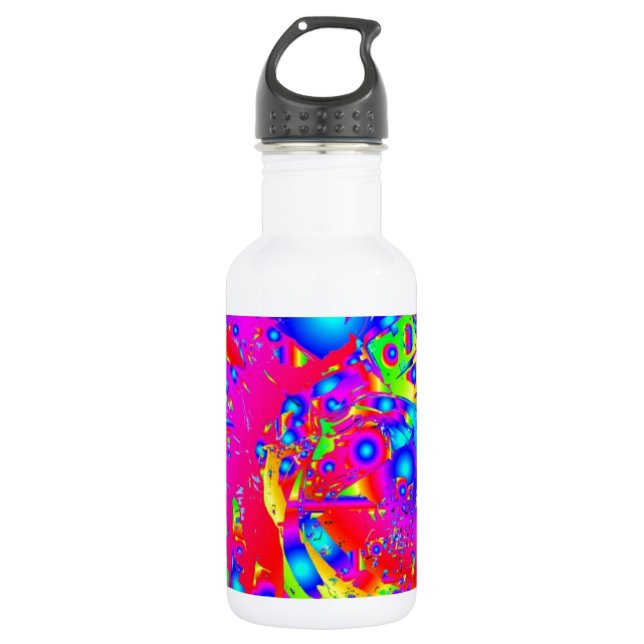 Botella De Agua Astronauta abstracta (Anverso)