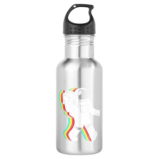 Botella De Agua Astronauta con caja fuerte (Anverso)