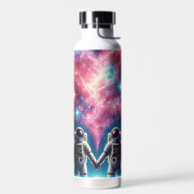Botella de agua Astronauta Galaxy