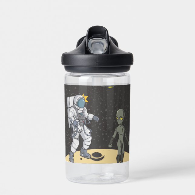 Botella De Agua Astronauta y extranjera (Delante)