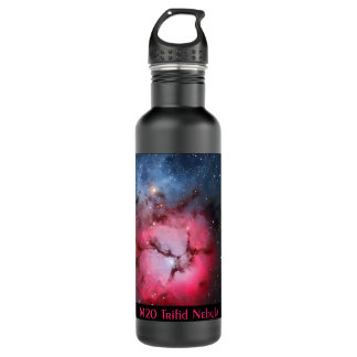 Botella De Agua Astronomía Lover M20 Trifid Nebula Messier Object 
