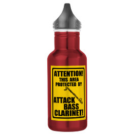 Botella De Agua Atacar a Bass Clarinet
