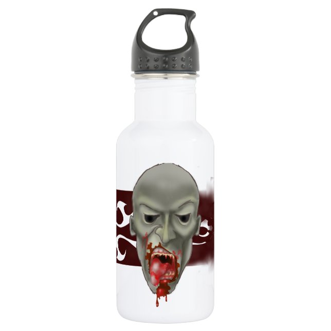 Botella De Agua Ataque a Ghoulish Zombie (Anverso)