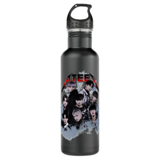 Botella De Agua ATEEZ - Vintage 80s Rock Bootleg activo