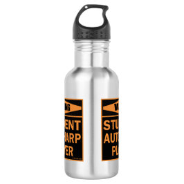 Botella De Agua ¡Atención! ¡Jugador de Autoharp de Estudiantes!