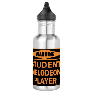 Botella De Agua ¡Atención! ¡Jugador Melodeón Estudiantil!