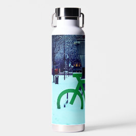 Botella De Agua Atrapado en la nieve