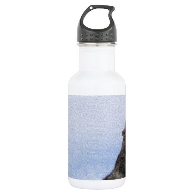 Botella De Agua Aullido de lobo (Anverso)